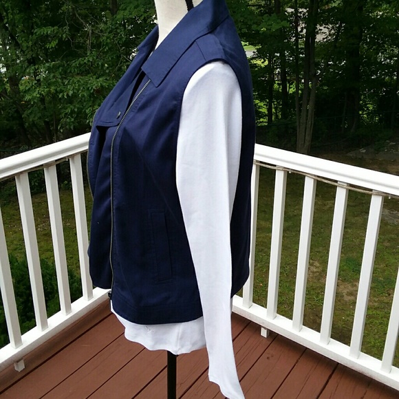 ANTHROPOLOGIE SANCTUARY TENCEL MOTO VEST - Picture 4 of 8
